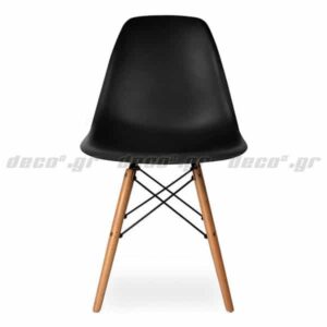 Καρέκλα Eames Dining Wood Καρέκλα τραπεζαρίας μαύρο