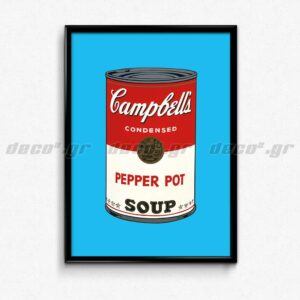 Αφίσα τοίχου Pop Art διακόσμησης Soup πόστερ