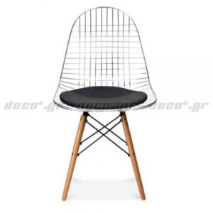 μοντέρνα καρέκλα κουζίνας από ξύλο και ατσάλι