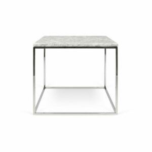 Βοηθητικό τραπέζι σαλονιού με λευκό μάρμαρο GLEAM 50