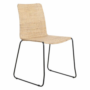 Καρέκλα τραπεζαρίας ρατάν Danish design Jane φυσικό