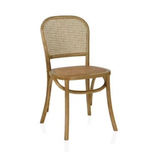 Καρέκλα βιεννέζικη ψάθινη φυσικό ξύλο φτελιάς LAURENCE ELM